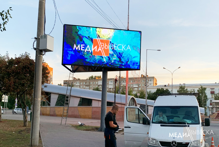 Всепогодный LED экран MEVY в городе Самара