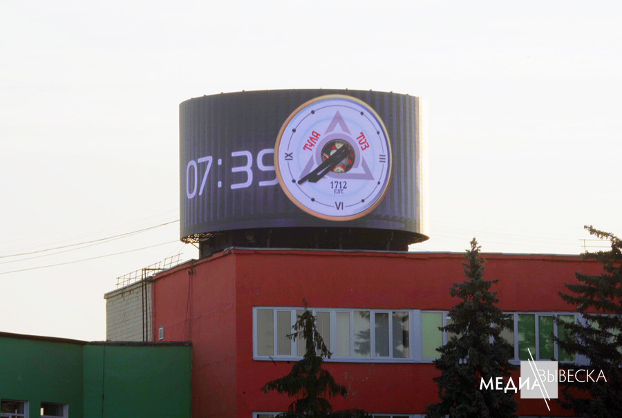 Всепогодный LED экран MEVY для ПАО Тульский оружейный завод